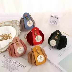 돌 (별별창고)가죽 벨벳 복주머니 선생님 구디백 선물 졸업 명절