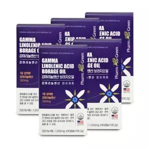 감마리놀렌산 보라지유 보라지오일 3개월 월경전 여성영양제 갱년기 260mg 오메가6 5병