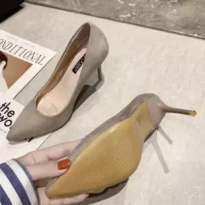 9cm 힐 3컬러 스웨이드 여성구두 WFJXJKM