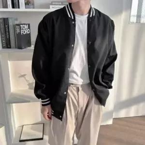 남성 봄가을 간절기 야구 점퍼 바시티 스타일 자켓 아우터