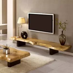 [마루엔개비] 순 통원목 거실대 T형 180사이즈 TV대 거실장