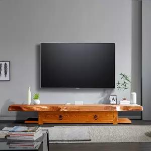 [마루엔개비] 아고 통원목 TV 거실장 150