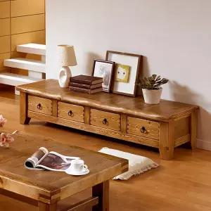 [마루엔개비] 우리목 거실장 170 원목 TV장