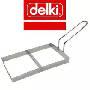 델키 스텐 계란틀 옆손잡이 사각모양틀 2구 W4BB160