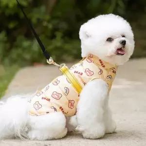 [하프클럽/]강아지옷 겨울옷 패딩 반려견패딩 조끼 하네스패딩 옷