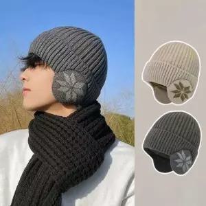 [콩심팥심]방한모자 겨울 귀마개 털모자 귀마개비니모자 방한모