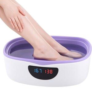 손과 발을 위한 파라핀 왁스 기계, 디지털 디스플레이가 장착된 5000ML 대용량 욕조, 3.85LB 리필 왁스, 100PCS 장갑 및 홈 스파용 부티