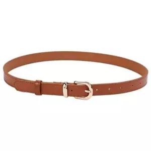 여성 허리띠 슬림벨트 버클 원피스 여성 벨트 패션 가죽 데일리 클래식 화이트 캐주얼 바지 정장 갈색