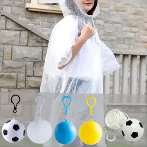 휴대용 캡슐 우비 일회용 판초우의 포켓 비옷