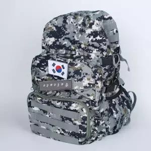 자수 태극기 와펜 패치 흰색