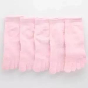 여성발가락양말 발가락양말 5P 핑크 필라