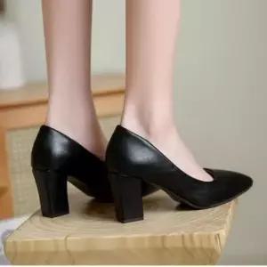 여성 펌프스 힐 발편한 착용감 면접용 블랙 정장 구두 구두