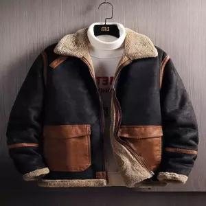 남자무스탕 양털 빅사이즈 5XL 자켓 아우터 점퍼