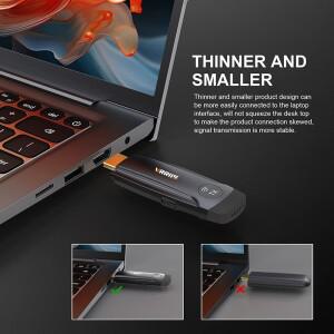 무선 송수신기 HDMI 지원 8 TX to 1 RX 휴대용 5G 오디오 비디오 스트리밍 HD TV 노트북 PC 스마트 호환폰