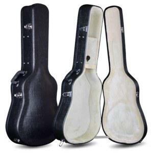 기타 가죽케이스 벨벳안감 하드케이스 커버 폼케이스 보관 가죽