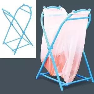 휴지통 고정대 접이식 쓰레기봉투 거치대 캠핑용 분리수거봉투 WFLOPPG