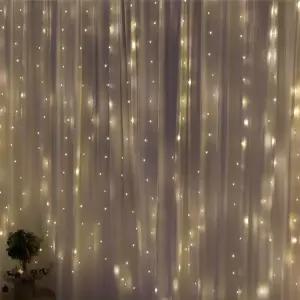크리스마스 VXV003S2 커튼형 장식 전구 24V 420P 롱커튼 투명선