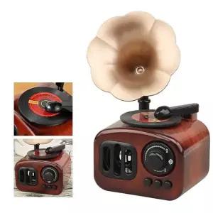 위플 BNG263H5 엔틱 측음기 양 오르골 뮤직박스 멜로디