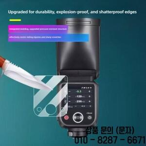 화면 보호기 GODOX V100 플래시 터치 스크린 제어 액세서리 Godox 스피드 라이트 유리 용 필름