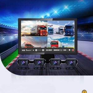 화물차 후방카메라 세트 4채널 모터 중장비 사이드 굴삭기 경고음