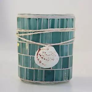 지중해 AYO033C7 유리 자이크 캔들홀더 티라이트 양초받침