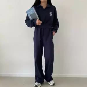 트레이닝세트 여성카라티 크롭 오버사이즈운동복