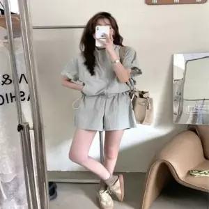 반팔 여자 웨이트웨어 4컬러 캐주얼무드 아노락