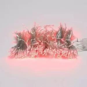 LED JXC639S5 크리스마스트리 전구 300구 연결형 투명선 적색