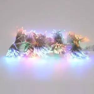 LED SFM877W7 크리스마스트리 전구 300구 연결형 투명선 4색