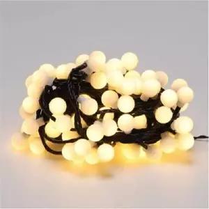 LED CVL517V9 크리스마스트리 앵두볼 전구96구 흑색선 전구색