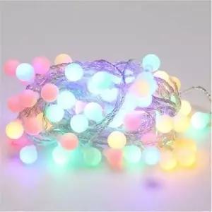 LED WDM627G4 크리스마스트리 앵두볼 전구96구 투명선 4색