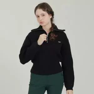 [지니골프]하이넥반집업 슬림핏 니트_P408746137