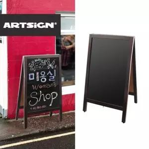 입간판 A자 광고판 소형 블랙보드이젤보드 이젤스탠드 보드판 메...