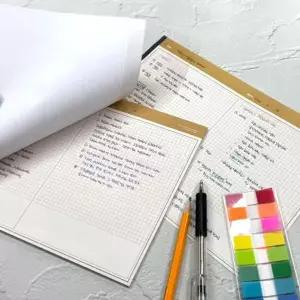 모눈 노트패드 가로형 B5 떡메 노트패드 떡메모지 B5