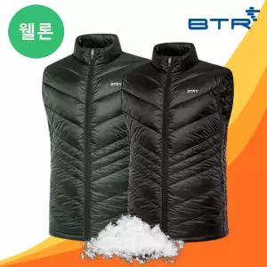 [비티알] 티푸M 남성 겨울 경량 털빠짐 없는 웰론 집업 패딩 조끼 (BSV0724M)
