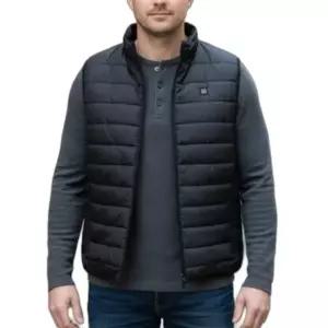 발열패딩 남자 남성 겨울 방한 열선 열 온열 조끼 (보조배터리 구매)