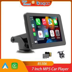 BQCC 7인치 LED 2.5D 화면 휴대용 차량용 MP5 미러링크 CarPlay 안드로이드 오토 스마트 BT 카플레이어