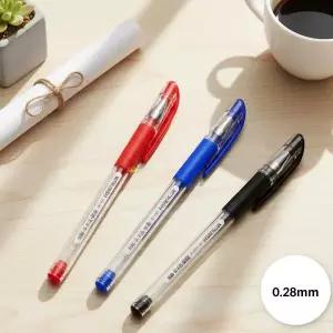 유니볼 볼펜 0.28mm 10개입 박스 UM-151 3가지 컬러