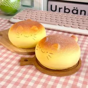 냥이 빵모양 손으로만지작 말랑이 스퀴시