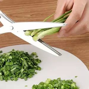 이지쿠킹 ULW815P0 스텐 채칼가위 5날 쪽파 김가루 파채가위