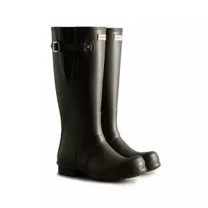 HUNTER MEN 오리지날 사이드 어드저스터블 톨 레인부츠 - 다크올리브 MFT9007RMADOV 196179