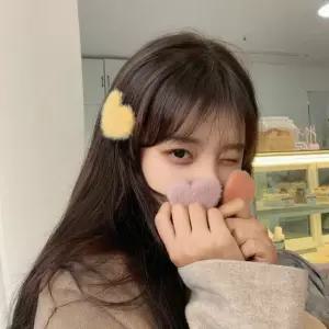 똑딱핀 신상품 하트 추천 털머리핀 하트털 페이크퍼 헤어핀 머리핀