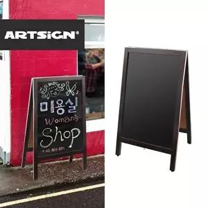 광고판 블랙보드 A자 입간판 소형 이젤보드 메모판 안 (KYR-WFH2QHQ)