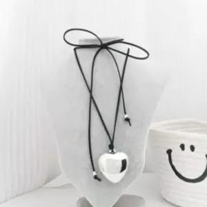 목걸이 초커 하트 여성 패션 포인트 예쁜 길이조절