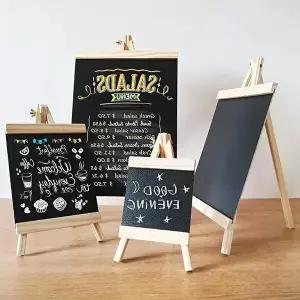 스탠드형 소형 이젤 20X36cm 칠판 간판 카페메뉴판 (KYR-WFGW440)