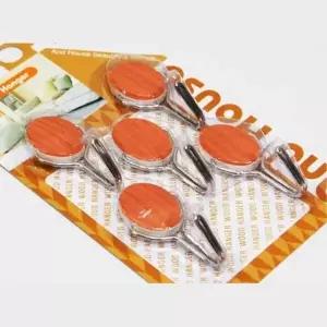 문걸이도어훅 5P 벽후크 우드무늬 도어훅 문옷걸이 벽 (WFGTN79)