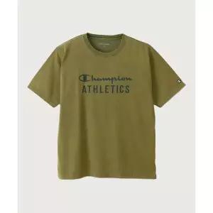 챔피온 CHAMPION 워싱 레귤러핏 애슬레틱 반팔 티셔츠 Olive 416797