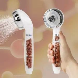 샤워 여행 스탠다드 수압상승 필터 파워 헤드 기 고압 욕실 맥반석 가정용