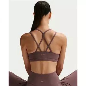 나이키 젠비 스트래피 여성 라이트 서포트 패드 스포츠 브라 - 타투화이트 IB9848-502 278131