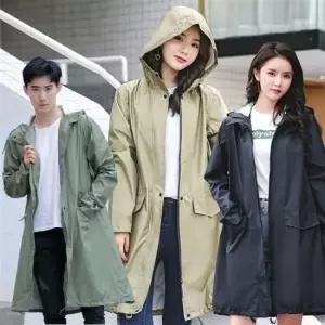 여성우비 캐주얼 레인코트 남자 여성 우의 우비 비옷 코트형